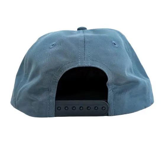 Custom Fish Embroidered Snapback Cap 5 Panel Vietnam Made Breathable Hat With Nylon Rope For Camping Outdoor Unisex Promotion L1 2