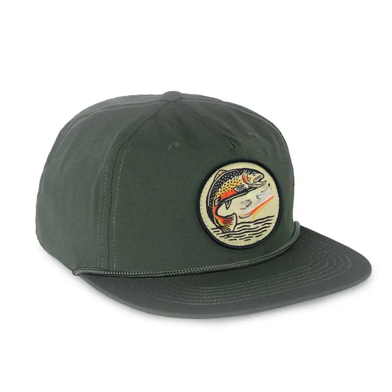 Custom Fishing Snapback Hat With Woven Patch Vietnam Unstructured Caps With Rope For Men Women Casual Outdoor Brand Promotion L1 2