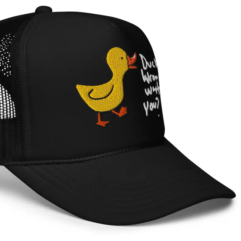 Custom Funny Animal Logo Trucker Hat Vietnam Made Breathable Plain Mesh Back Caps For Casual Sporty Hunting Fishing Promotion L1 3