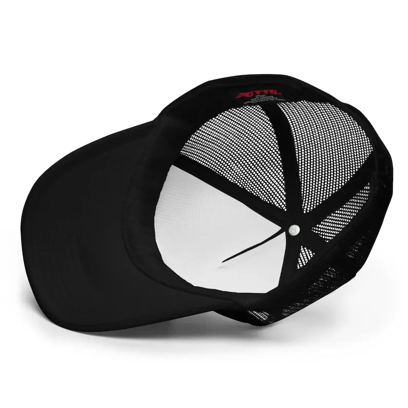 Custom Funny Animal Logo Trucker Hat Vietnam Made Breathable Plain Mesh Back Caps For Casual Sporty Hunting Fishing Promotion L1 4