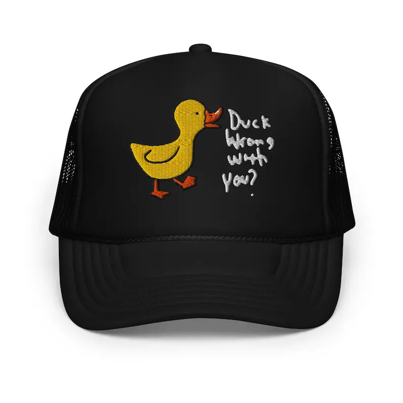 Custom Funny Animal Logo Trucker Hat Vietnam Made Breathable Plain Mesh Back Caps For Casual Sporty Hunting Fishing Promotion L1 2