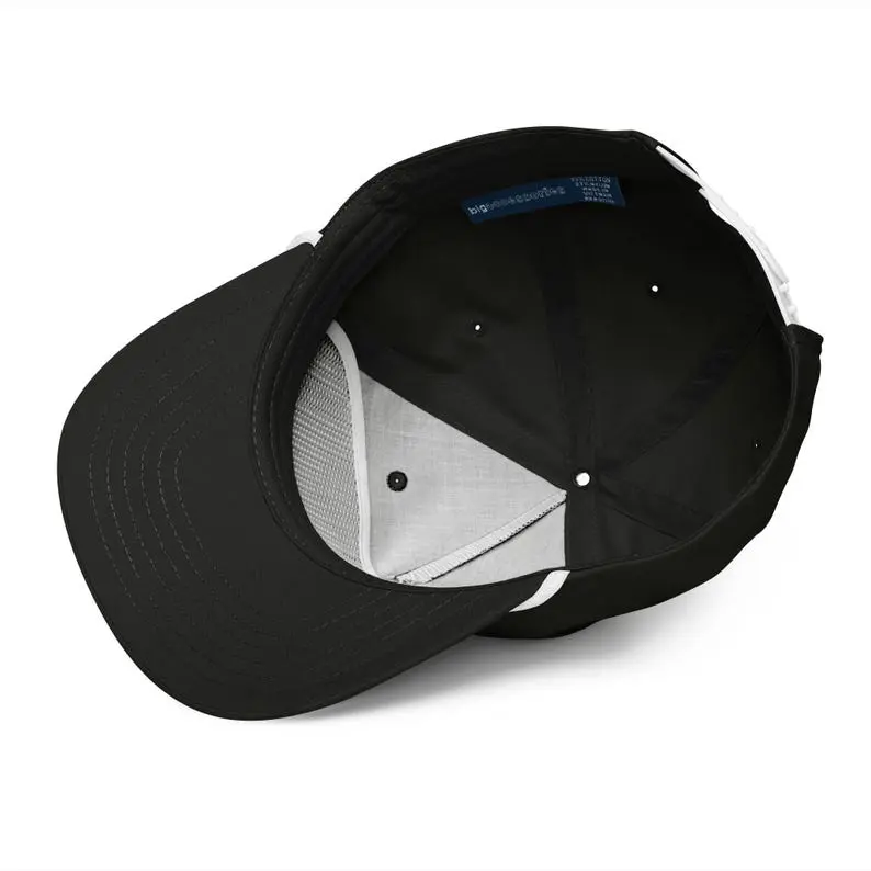 Custom Golf Hat with Rope Detail Snapback Adjustable Cap Embroidery Logo 5 Panel OEM ODM Vietnam Factory Sports Headwear 3