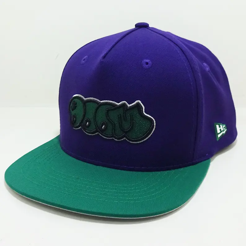 Custom Graffiti Embroidery Logo Snapback Caps Vietnam Made Flat Brim Hat Two Tone Gorras For Men Casual Hiphop Style Outdoor L01 3