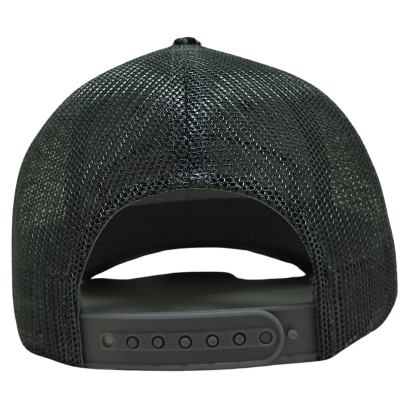 Custom Laser Leather Patch Logo Cap Camouflage Trucker Hats Streetwear Style High Quality Hat Vietnam OEM Manufacturer L01 5