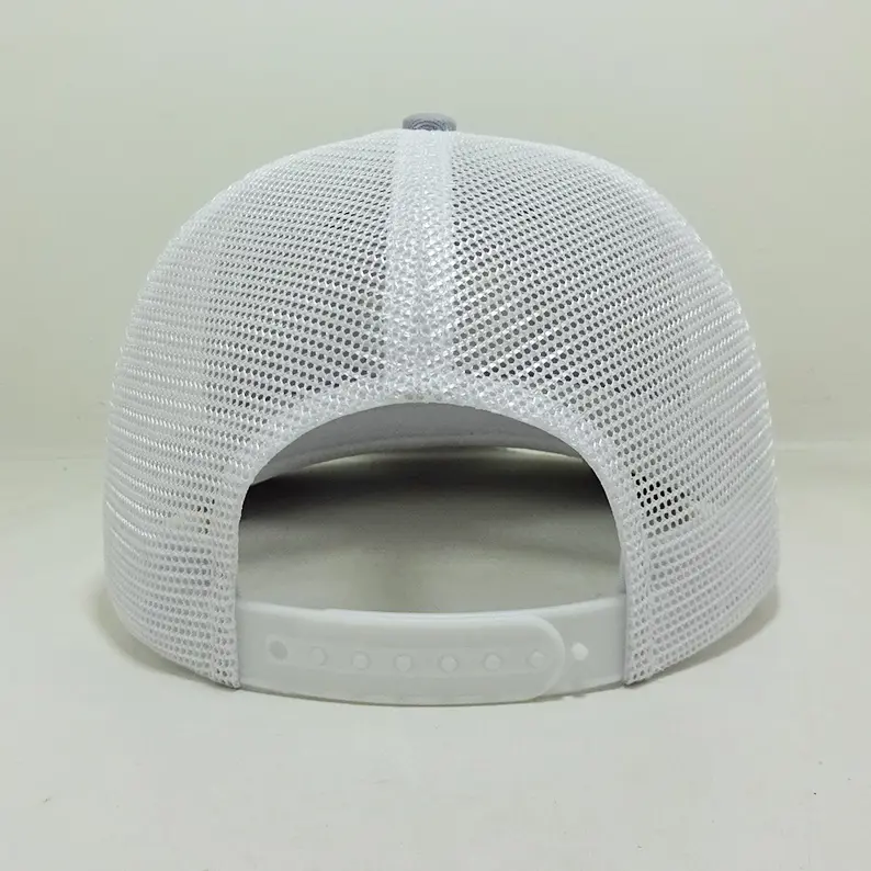 Custom Leather Patch Mesh Back Trucker Hat Outdoor Caps Design Gorras For Men Women Fishing Hunting Style Vietnam Made Casual L1 7