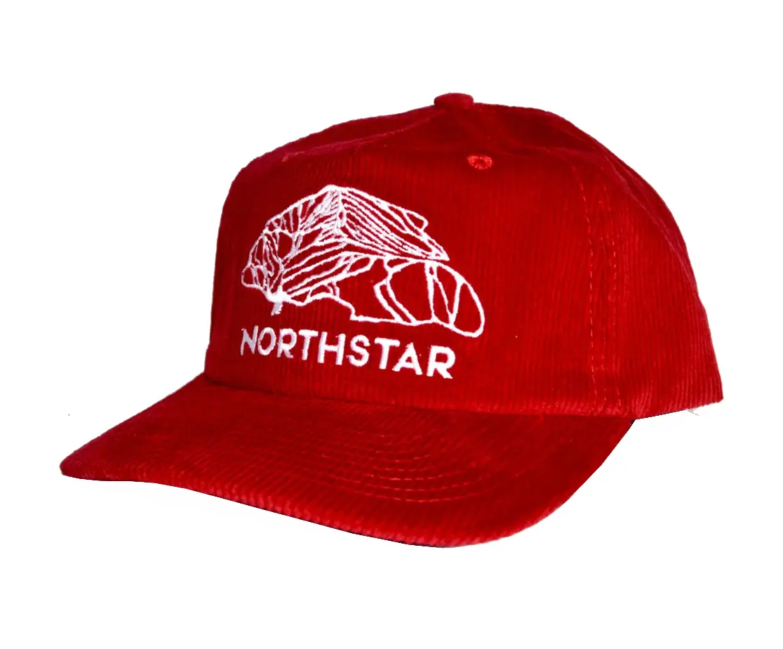 Custom Logo Baseball Caps Embroidery Corduroy Hat 5-Panel Curved Brim High Quality Red Color Low Profile Adjustable Baseball Cap 2