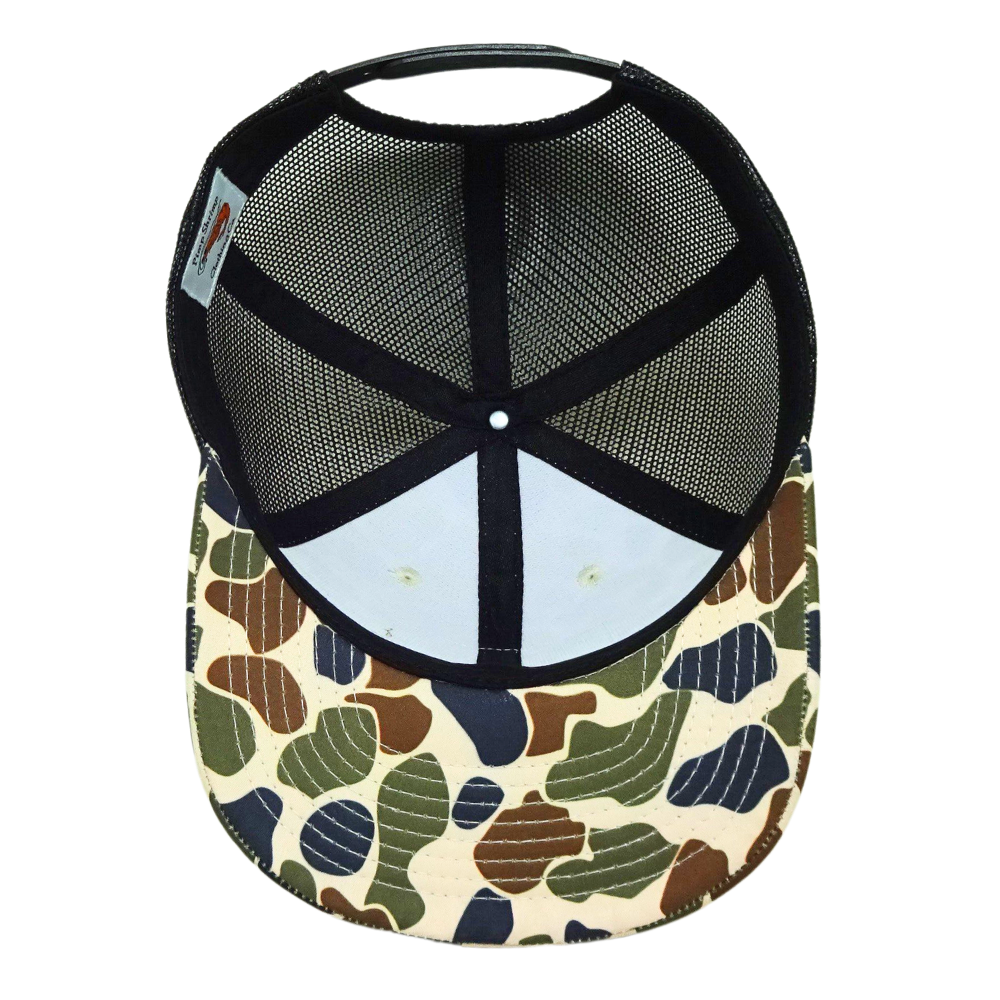 Custom Logo Camouflage Trucker Hat High Quality Vietnam Made Breathable Mesh Back Wholesale Gorras For Outdoor Travel Hunting L1 6