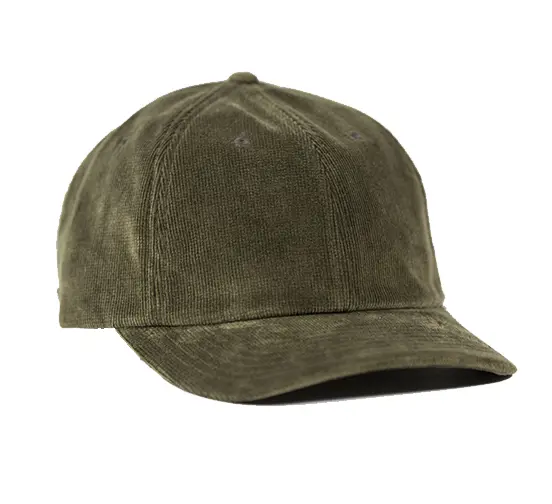 Custom Logo Corduroy Hat Blank Baseball Cap Plain 6-Panel Curved Brim High Quality Unstructured Low Profile Baseball Cap