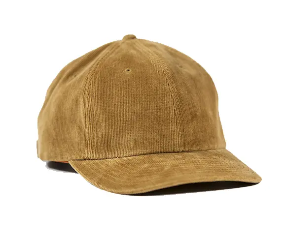 Custom Logo Corduroy Hat Blank Baseball Cap Plain 6-Panel Curved Brim High Quality Unstructured Low Profile Baseball Cap 5