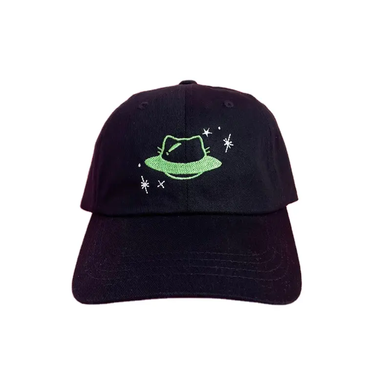 Custom Logo Dad Hat Vietnam Made Cat Space Embroidered Baseball Caps Unstructured Gorras For Men Women Casual Wear Promotion L01