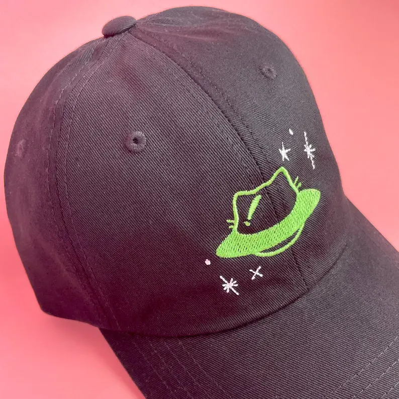 Custom Logo Dad Hat Vietnam Made Cat Space Embroidered Baseball Caps Unstructured Gorras For Men Women Casual Wear Promotion L01 5