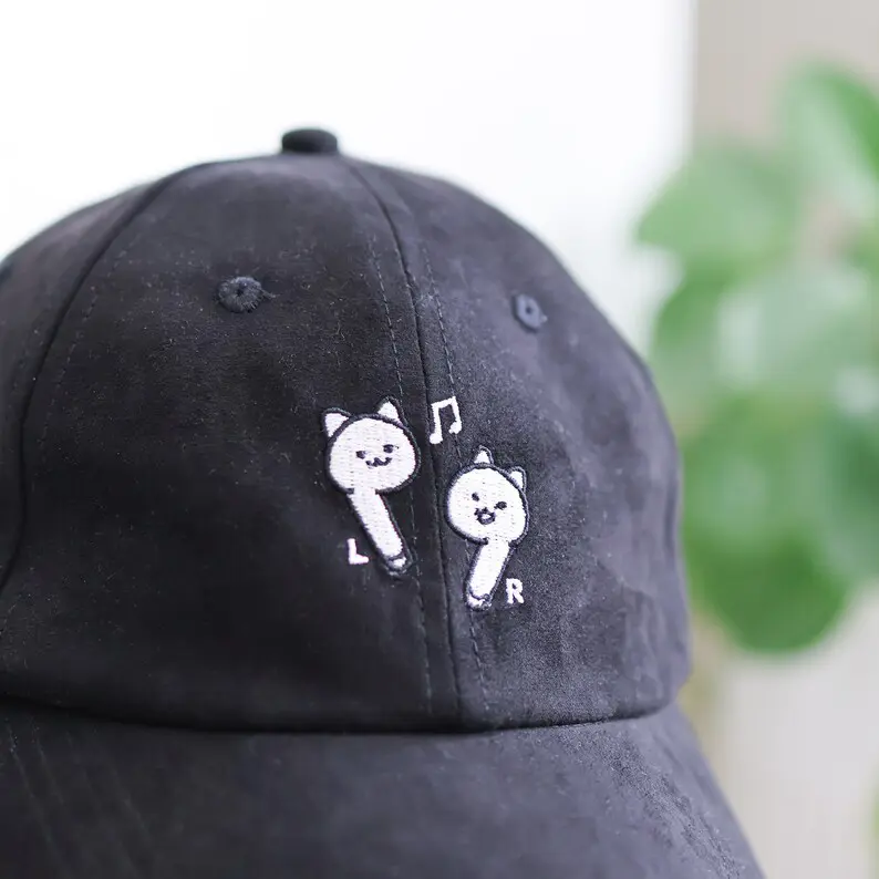 Custom Logo Meow Embroidery Dad Hat Vietnam Made Baseball Caps Adjustable Fit Gorras For Men Women Casual Animal Lovers Style L1 5