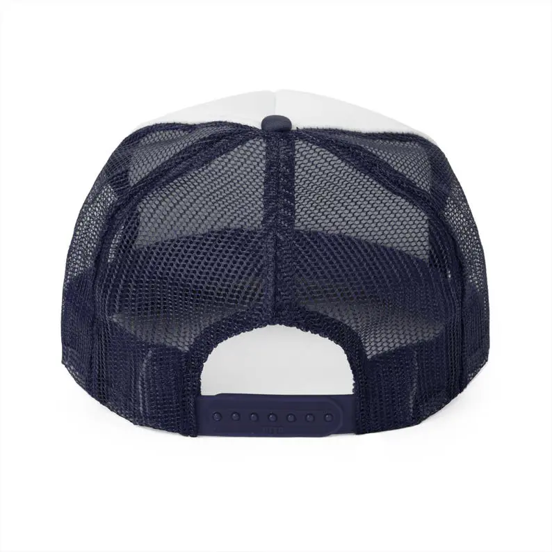 Custom Logo Trucker Hats With Sublimation Printed Patch 5 Panel Mesh Back Foam Front Snapback Caps OEM ODM Vietnam Manufacturer 6