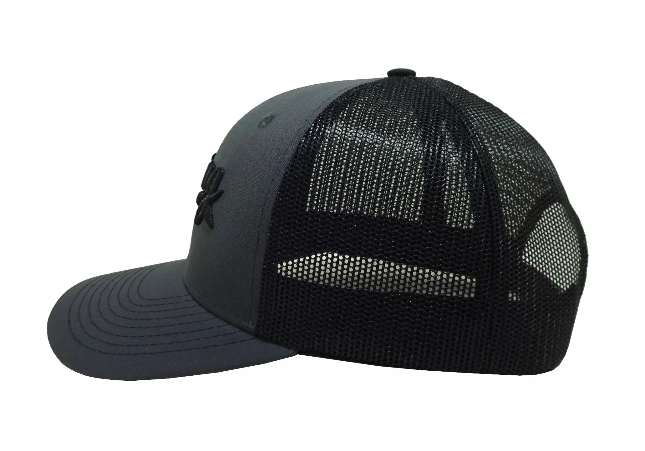 Custom Logo Wholesale Products Trucker Hat 6-Panel Curved Brim High Quality Promotional Trucker Hat Running Hats in Vietnam 4