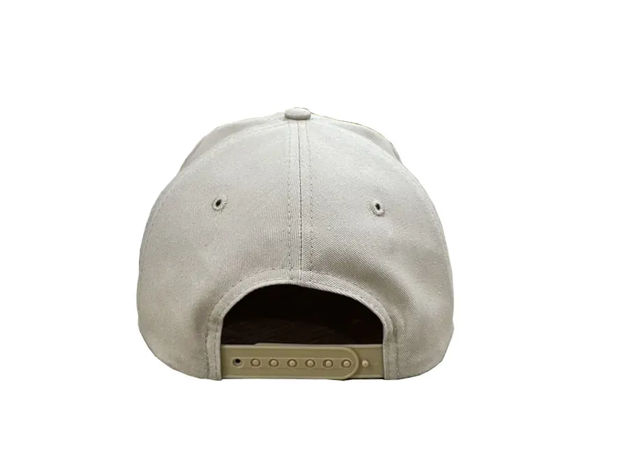 Custom Merrow Patch Baseball Caps 6 Panels Sport Cream Dad Hats Woven Patches Embroidery Logo Snapback Cap Vietnam Factory 3