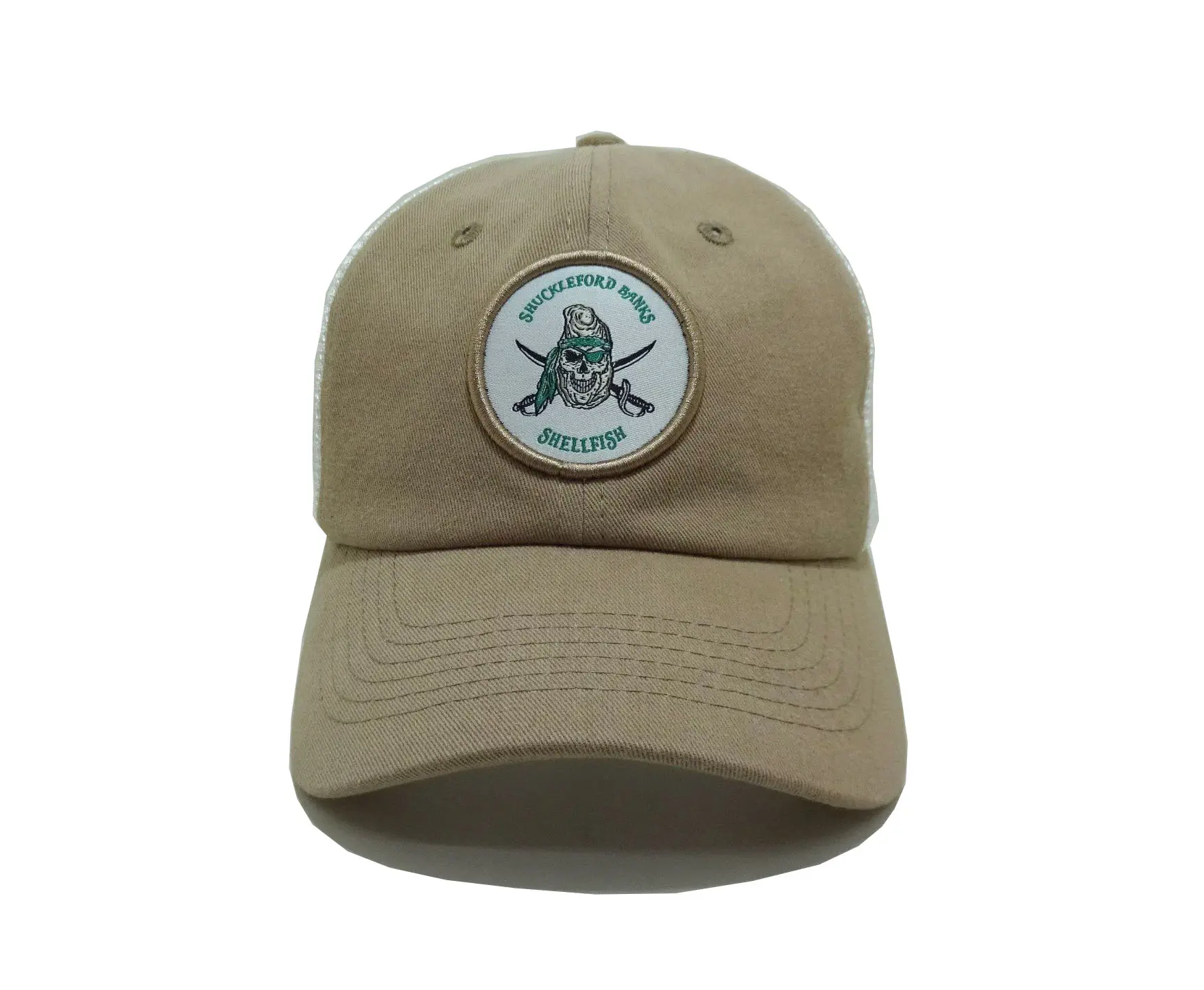 Custom Merrow Patch Baseball Caps Shuckleford Banks 6 Panels Sport Dad Hats Woven Patches Embroidery Logo Snapback Cap Vietnam 2