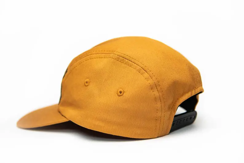 Custom Moon Mountain Printed 5 Panel Camper Cap Vietnam Made Flat Brim Hat For Unisex Outdoor Travel Style Natural Lovers L01 4