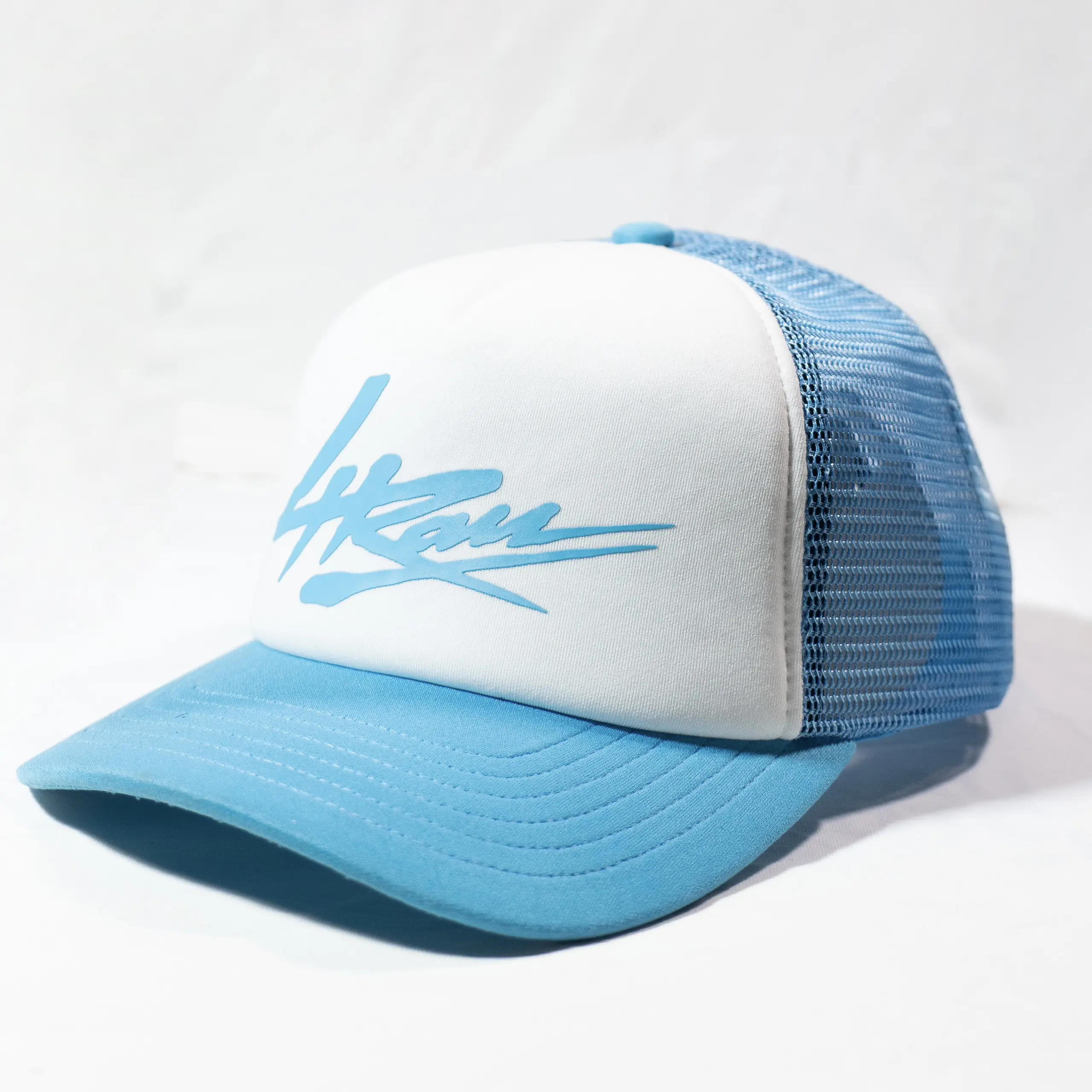 Custom Multi Color Foam Trucker Hat High Quality 5 Panel Mesh on the Back Outdoor Fashion Sun Protection Unisex Sports Cap 2