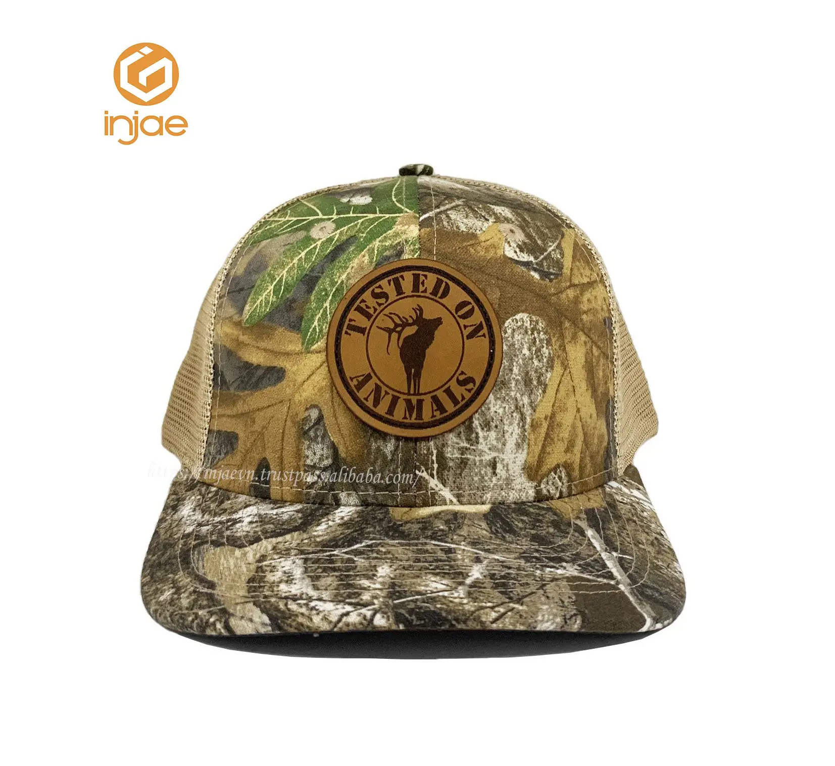 Custom New Design Camo High Quality Trucker Hat HipHop Hat Promotional Sports Cap in Vietnam Factory 1