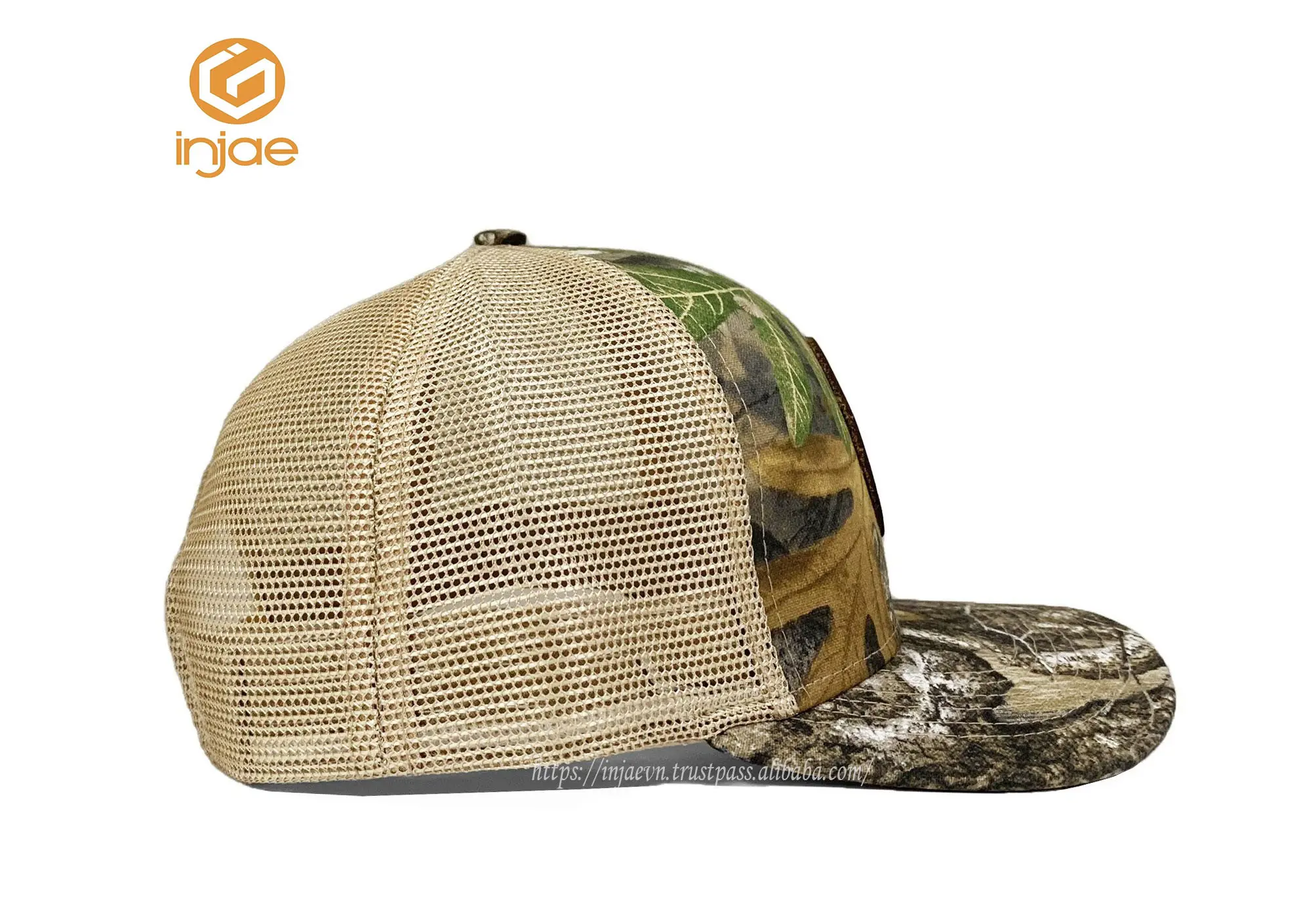 Custom New Design Camo High Quality Trucker Hat HipHop Hat Promotional Sports Cap in Vietnam Factory 4