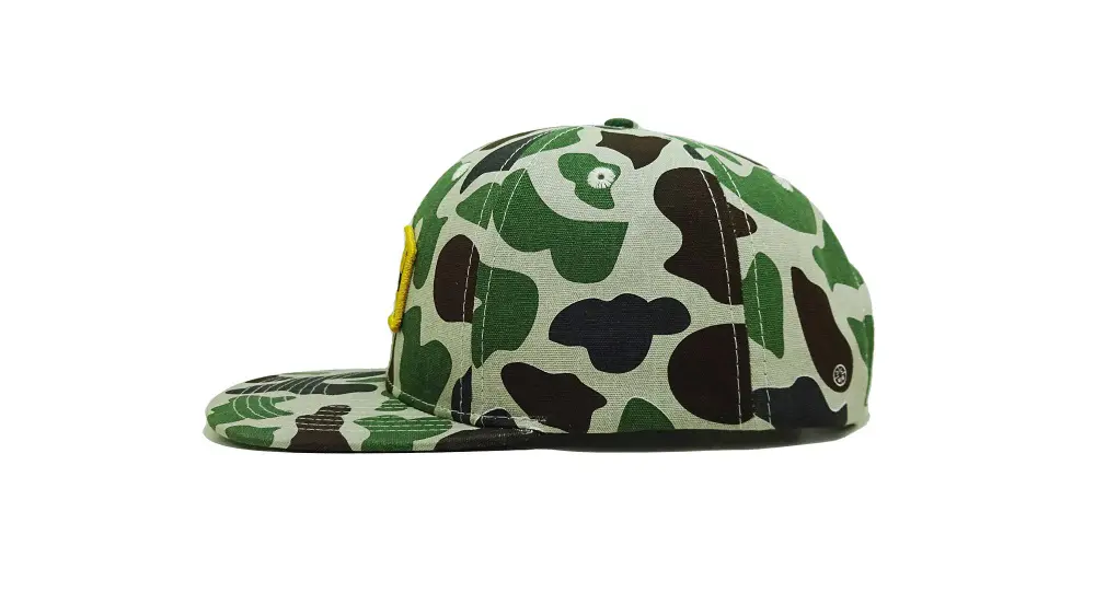Custom Printing Camouflage Pattern with Woven Patch Logo Snapback Caps Promotional Brand Name Hats Sport Caps 6