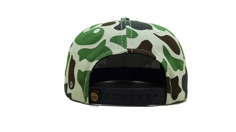 Custom Printing Camouflage Pattern with Woven Patch Logo Snapback Caps Promotional Brand Name Hats Sport Caps 5