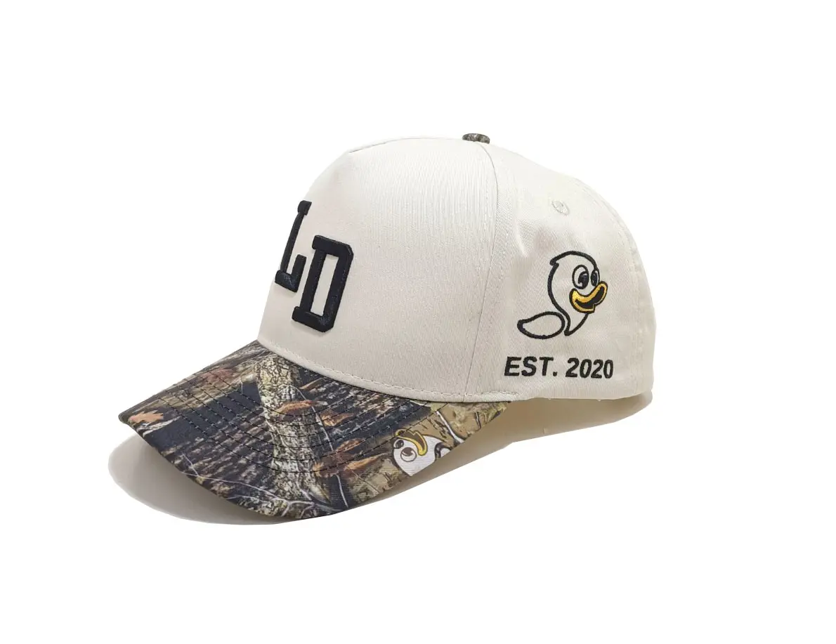 Custom Real Tree Design Camo Baseball Hat With Embroidery Logo Snapback Caps Summer Hats Vietnam Manufact Free Sample cost