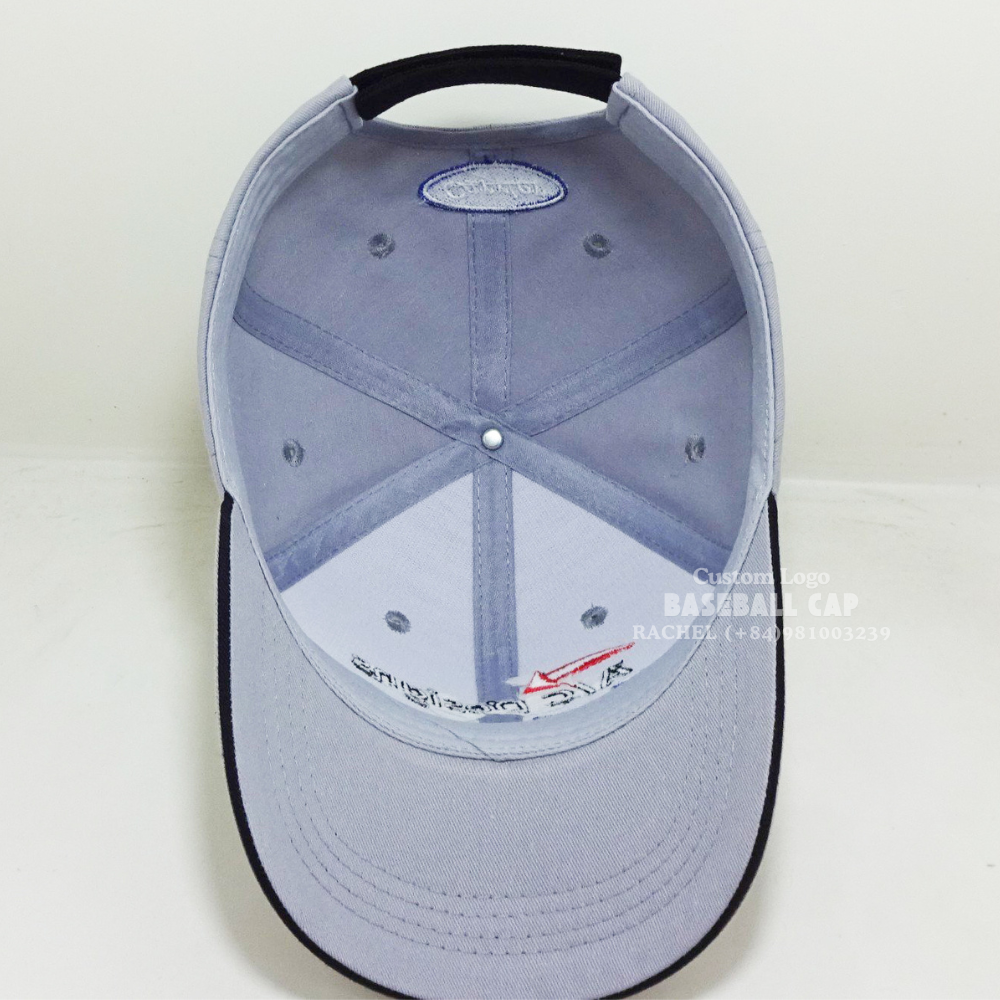 Custom Sandwich Brim Hats Baseball Caps Structured 6 Panel American Flag On Brim Magic Sticker Velcro For Brand Promotion Unisex 6