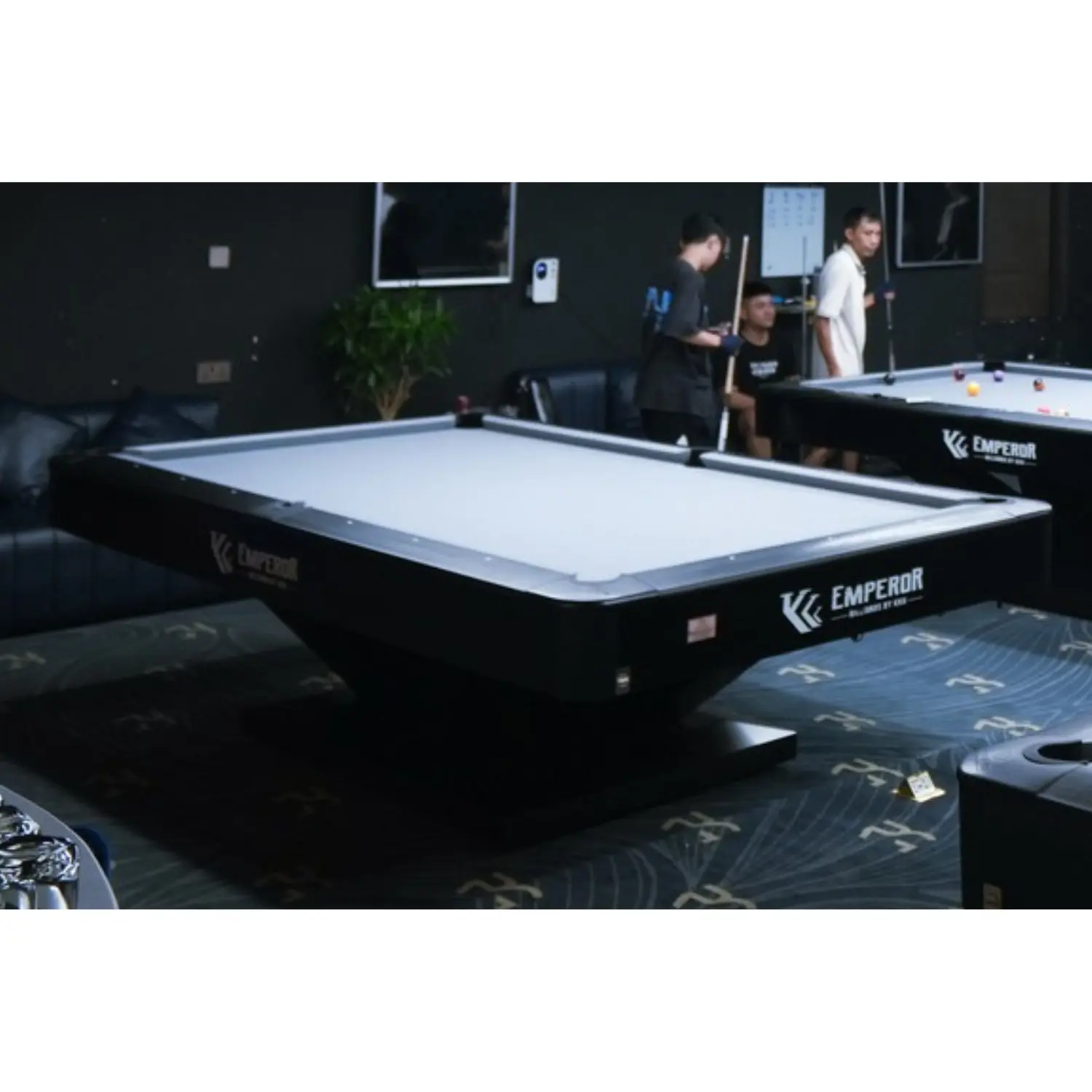 Custom Solid Wood Billiard Table with Slate Surface Precision Play Rubber Cushions 2