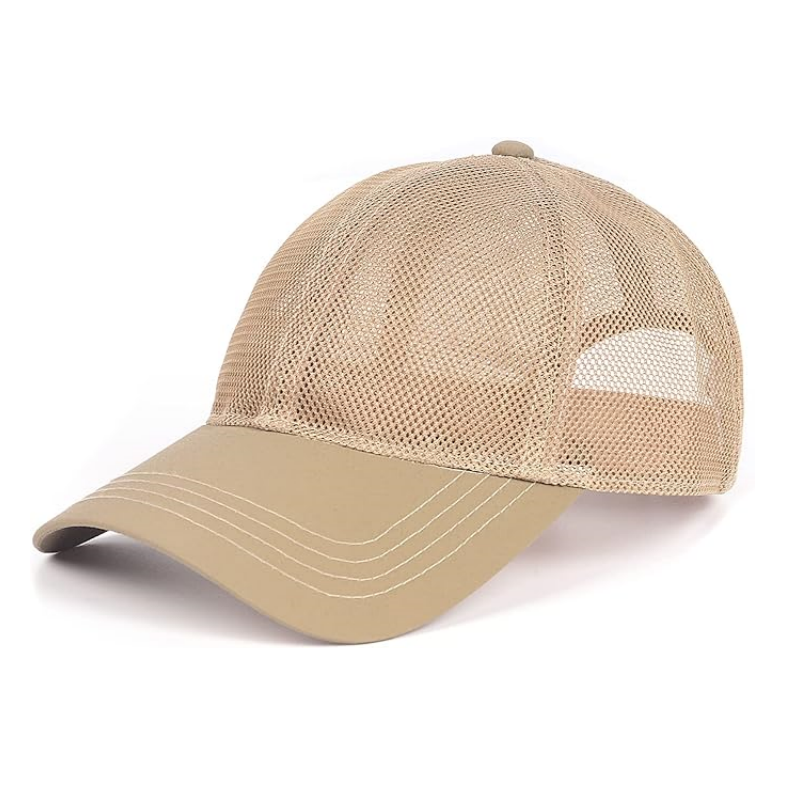 Custom Sport Caps 6 Panel Curved Brim Sports Mesh Trucker Hat High Quality Sports Unisex Mesh Trucker Hats 1