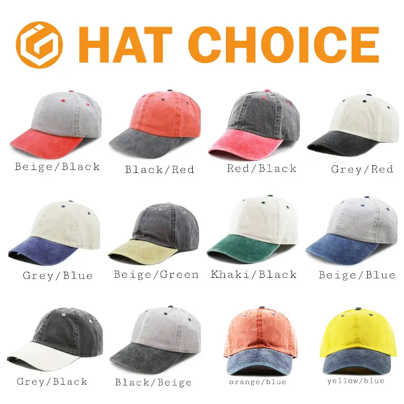 Custom Star Logo Two Tone Baseball Caps Vietnam Made Adjustable Fit Hat For Men Women Casual Street Fashion Style Promotion L01 7