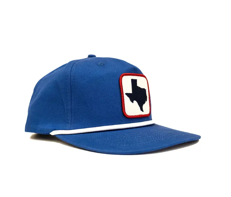 Custom Texas Logo Snapback Caps Merrow Patch Hats With Rope Vintage Texas Dad Cap Vietnam Supplier High Quality 2