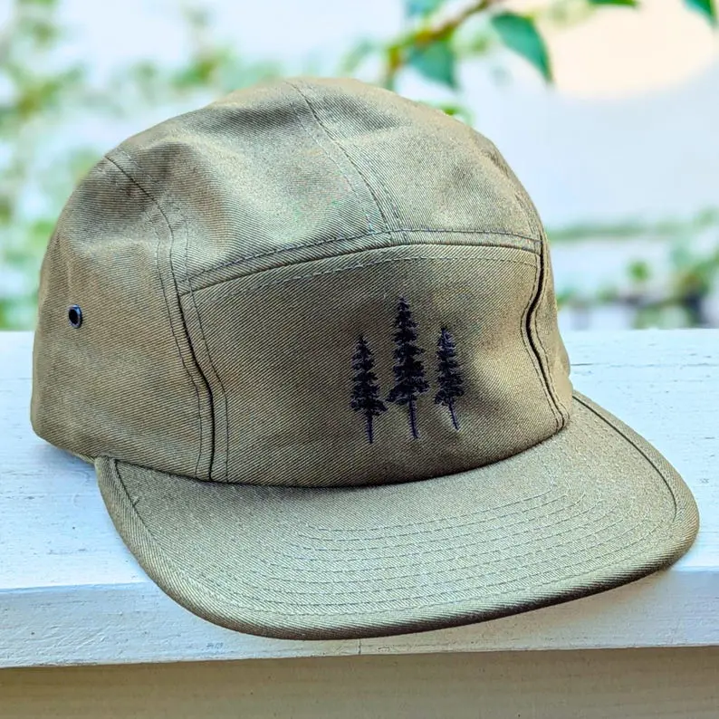 Custom Tree Embroidered Camper Caps Vietnam Made High Quality Snapback Hat For Men Women Outdoor Running Camping Promotion L01 3