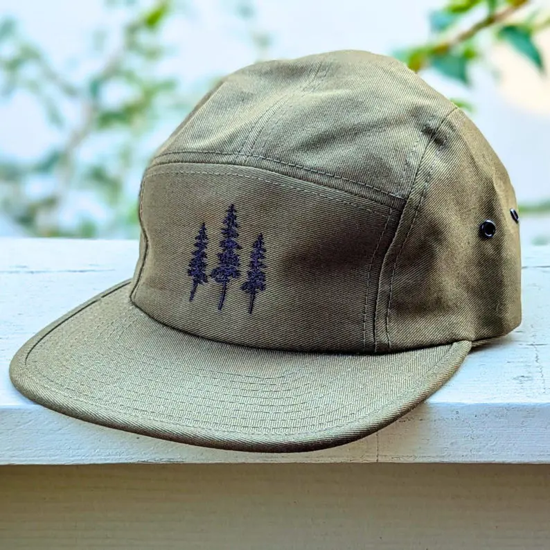 Custom Tree Embroidered Camper Caps Vietnam Made High Quality Snapback Hat For Men Women Outdoor Running Camping Promotion L01 4