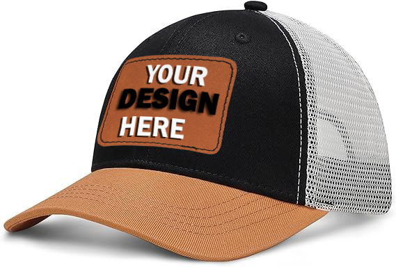 Custom Trucker Caps With Leather Logo Patch Adjustable Fit Vietnam Made Hat For Outdoor Adventures Hunting Casual Fashion L01 3