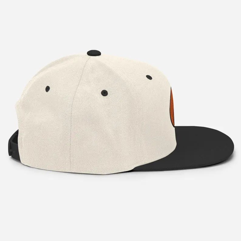 Custom Two Tone Snapback Caps 2D Embroidery Logo Structured Design Flat Brim Adjustable Fit Hat Hot Selling Item Promotion L01 5