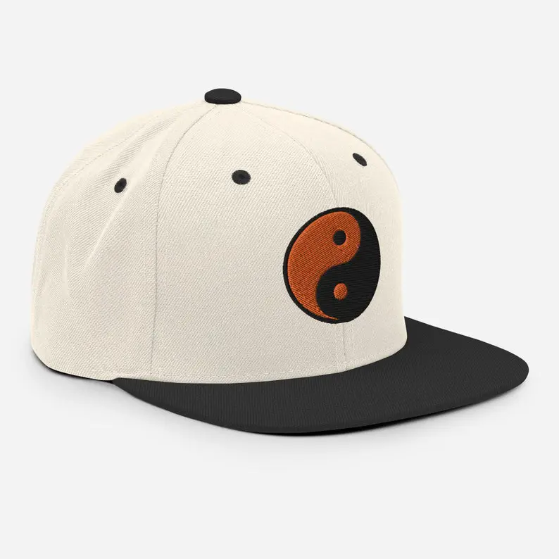 Custom Two Tone Snapback Caps 2D Embroidery Logo Structured Design Flat Brim Adjustable Fit Hat Hot Selling Item Promotion L01 4