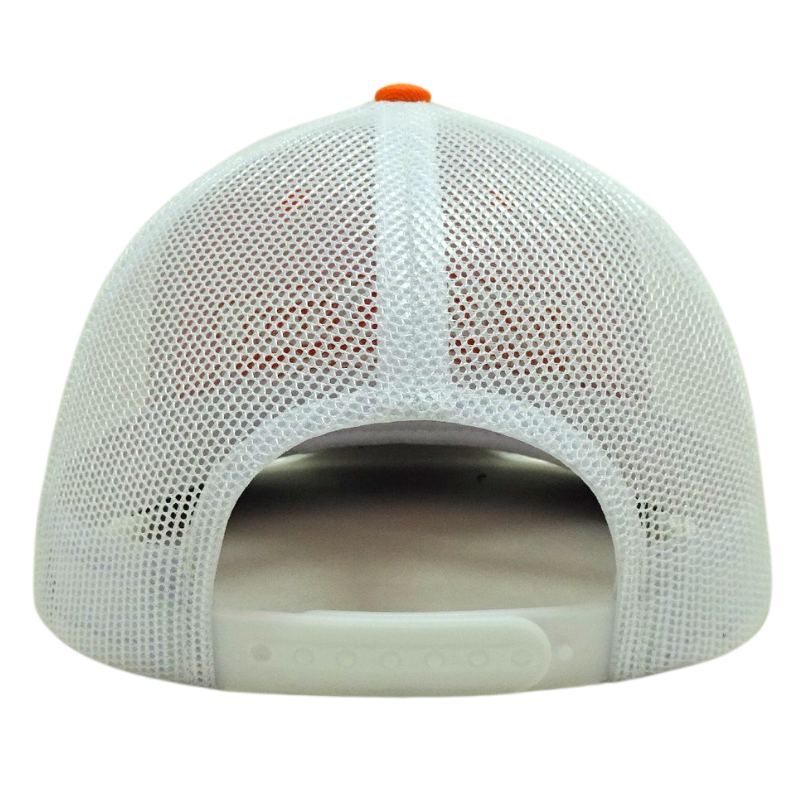 Custom Woven Patch Logo Mesh Back Trucker Hats 6 Panel Mid Profile Slightly Curved Brim Adjustable Caps Vietnam OEM Factory 6