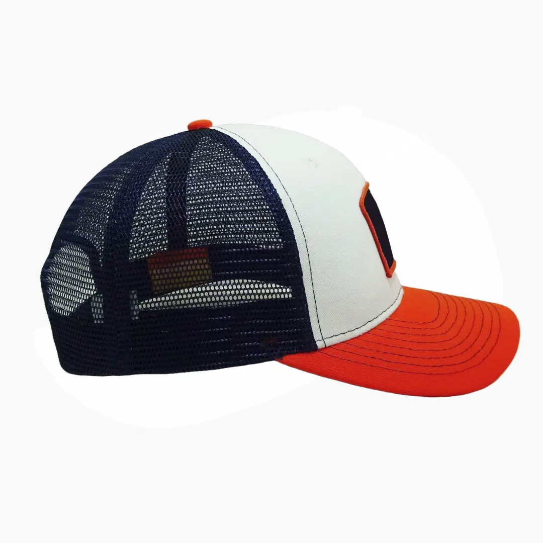 Custom Woven Patch Logo Trucker Hat Vietnam Factory High Quality Mesh Back Sport Caps 6 Panel Adjustable Summer Style For Men L1 3