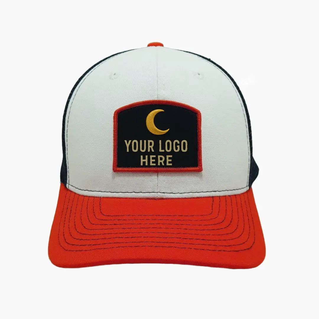 Custom Woven Patch Logo Trucker Hat Vietnam Factory High Quality Mesh Back Sport Caps 6 Panel Adjustable Summer Style For Men L1 1