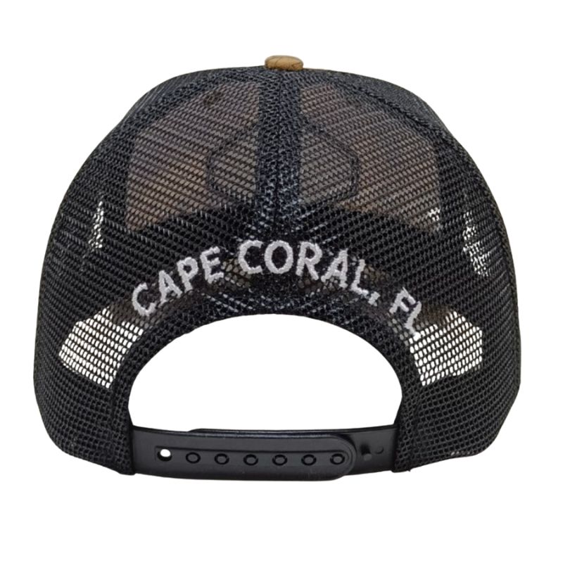 Custom Woven Patch Mesh Back Trucker Hat Vietnam Made Camouflage Style High Quality Gorras Curved Text Caps Outdoor Hunting L01 6
