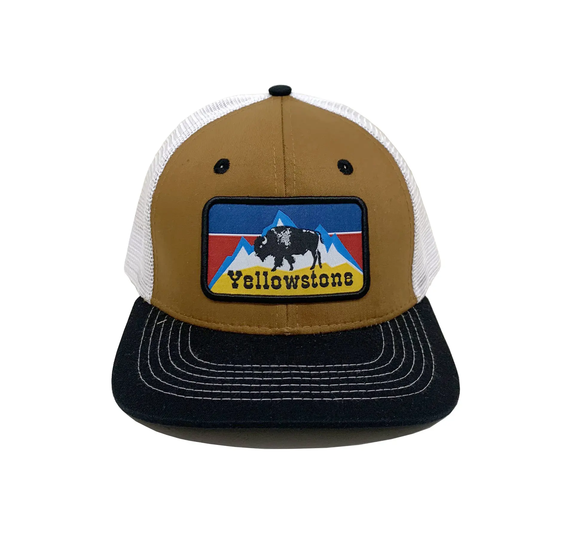 Custom Yellowstone Snapback Caps Vietnam Factory Promotional Hat Sport Dad Cap Woven Patches Trucker Hats 1