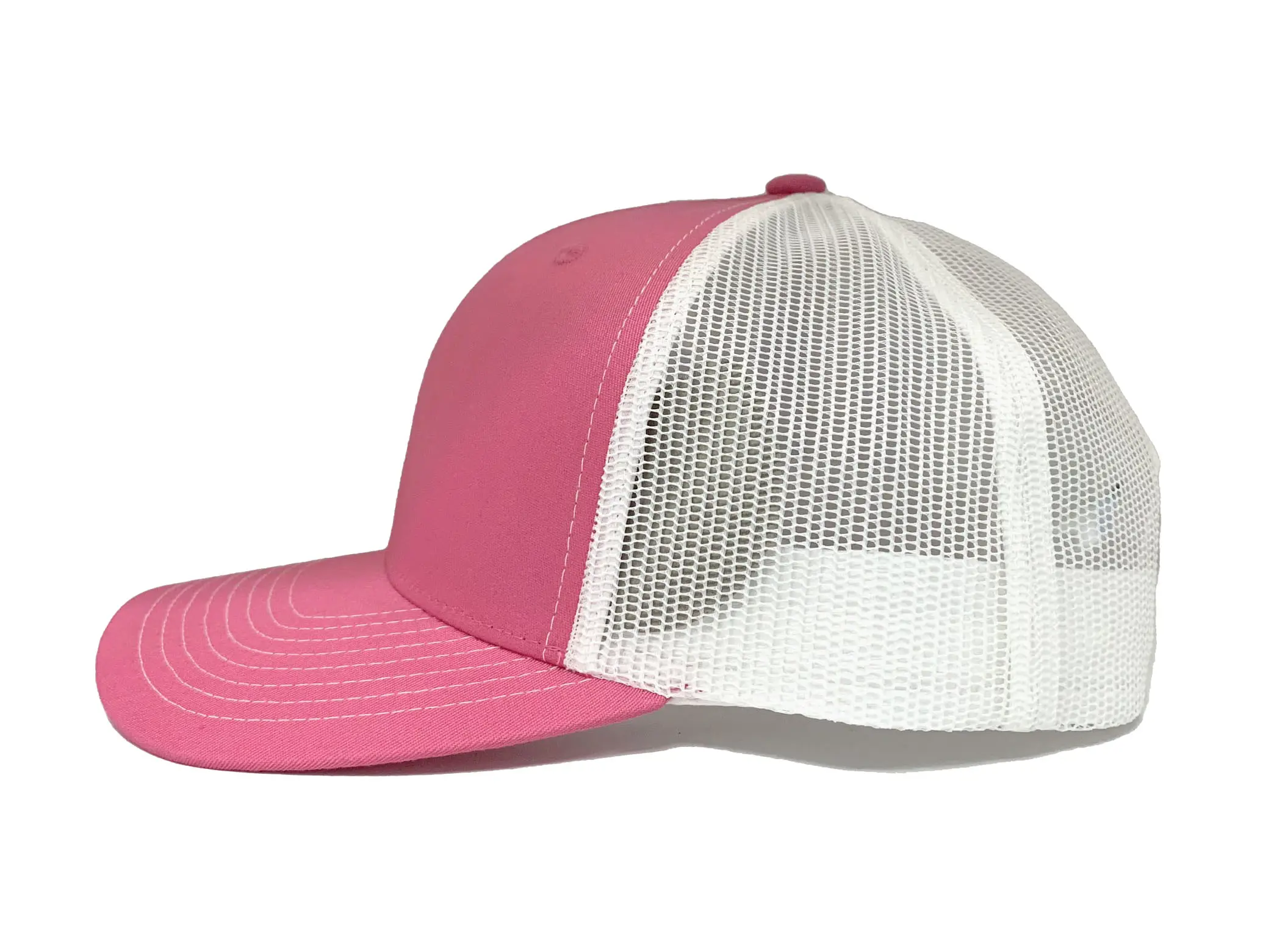 Customize High Fashion High Quality Trucker Hat Pink Color Promotional Sports Cap for Unisex in Vietnam Factory 3