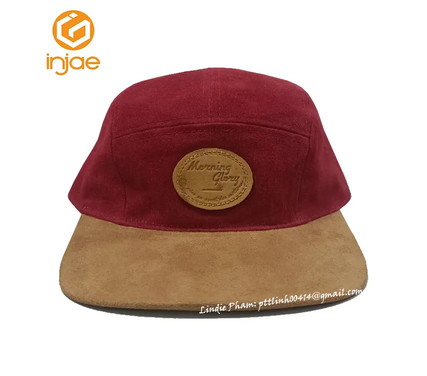 Customize High Quality HipHop Suede Snapback Cap Flat Bill Wholesale New Design Fashion Sports Cap for Unisex All Seasons 1