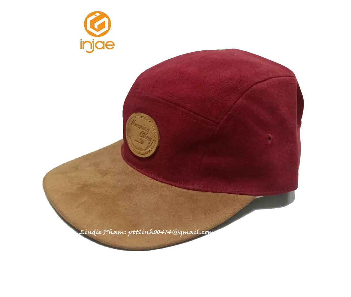 Customize High Quality HipHop Suede Snapback Cap Flat Bill Wholesale New Design Fashion Sports Cap for Unisex All Seasons 2