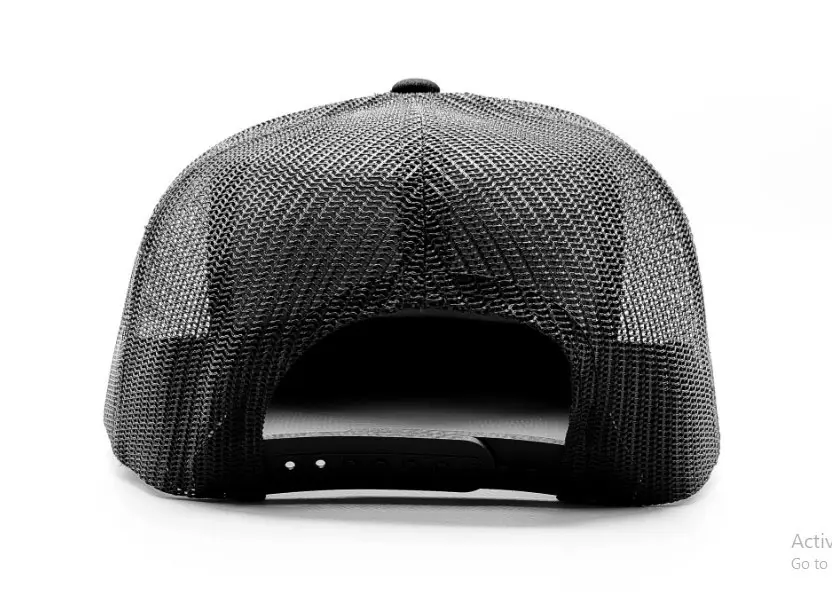 Customized Trucker Hat Mesh Back Flat Brim High Quality Mix Black and White Color Hiphop Promotional Sports Cap Trucker Hat 4
