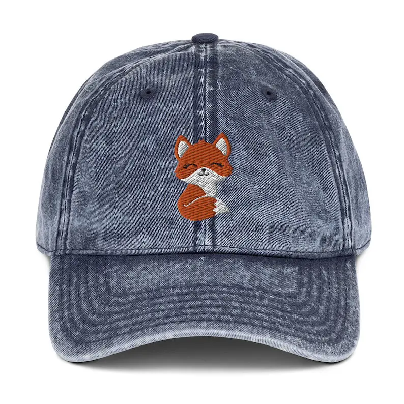 Cute Little Animal 2D Logo Embroidered Baseball Caps Vietnam Washed Gorras Unisex Hat Casual Style Gift For Pet Lovers L01 1