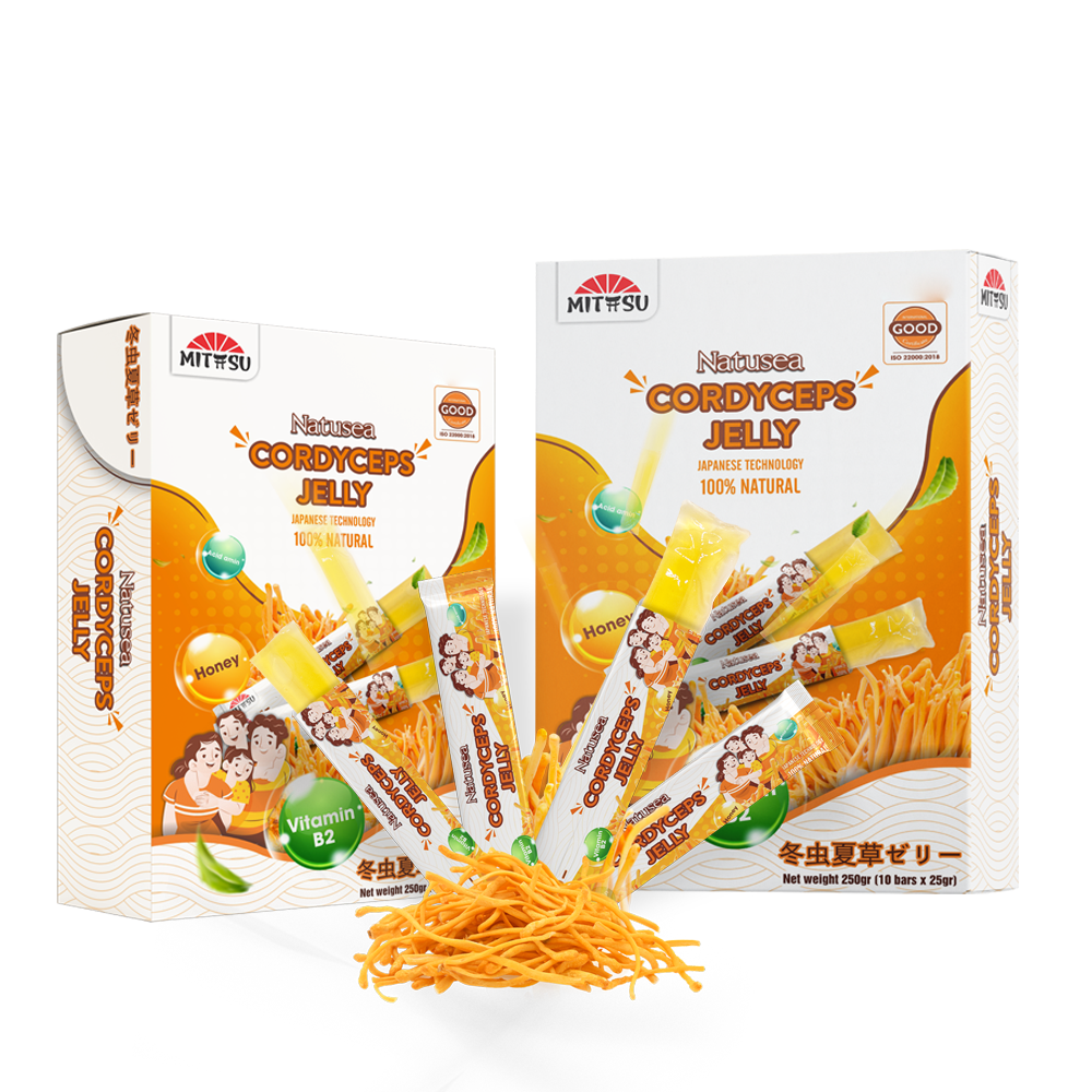 Cordyceps Jelly Healthy Snack Fast Delivery Nutritious Mitasu Jsc Customized Packaging From Vietnam Manufacturer