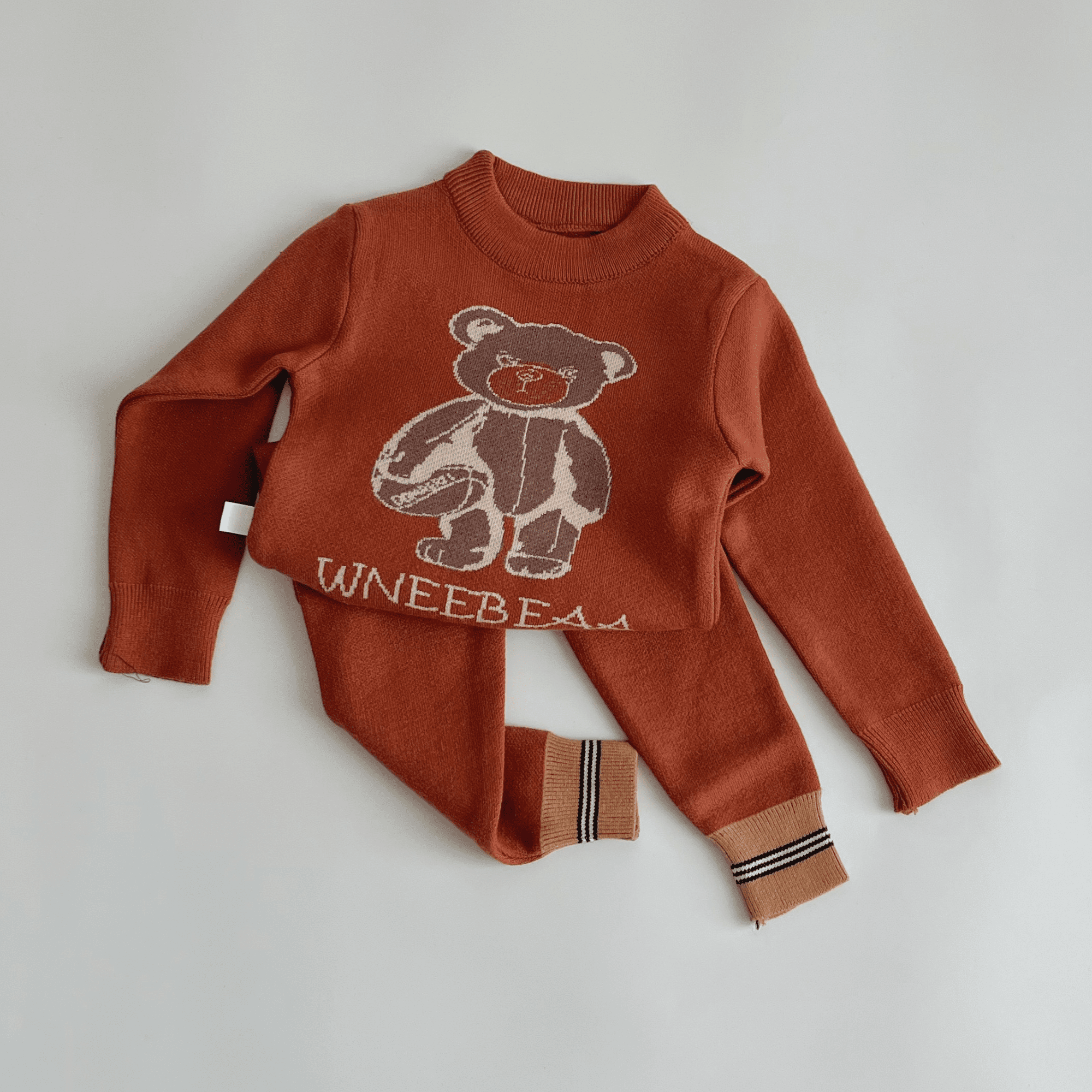 Clothes For Kids Girls Factory Price Natural Woolen Set Casual Each One In Opp Bag From Vietnam Manufacturer