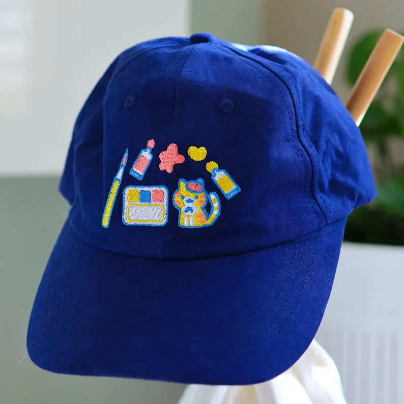 Dad Hat Cute Cat Embroidery Baseball Caps Vietnam Made Custom Logo Adjustable Gorras For Men Women Casual Style Promotion L01 3